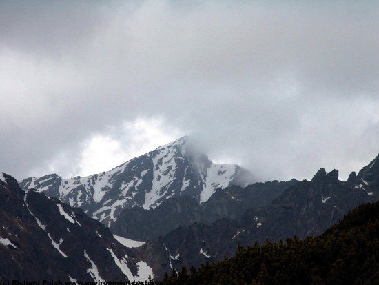 Graffiti Snowy Mountains