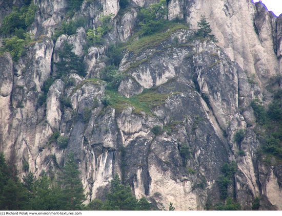 Cliffs Overgrown Rock