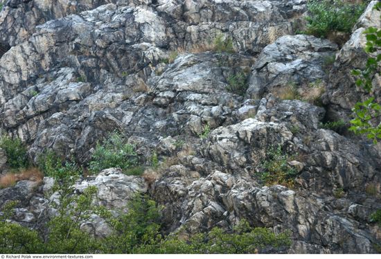 Cliffs Overgrown Rock