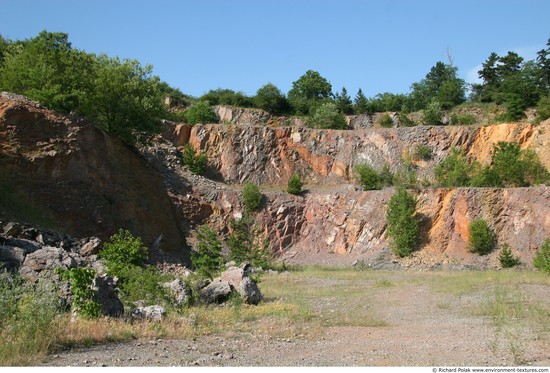 Various Walls Stones Cliffs Overgrown Rock