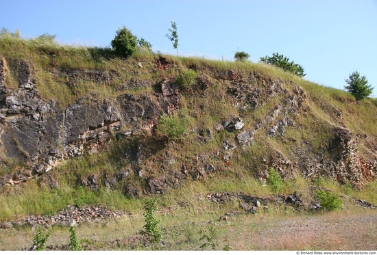 Various Walls Stones Cliffs Overgrown Rock