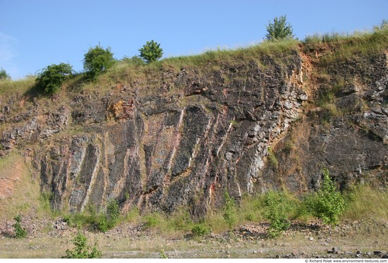 Various Walls Stones Cliffs Overgrown Rock