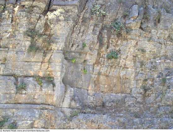 Cliffs Overgrown Rock