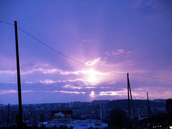 Blue Clouded Skies