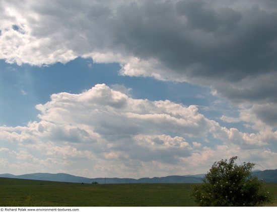 Blue Clouded Skies