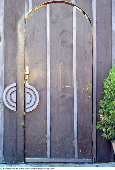 Single Old Wooden Doors