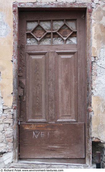 Single Old Wooden Doors