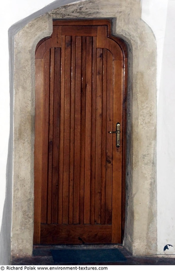 Single Old Wooden Doors