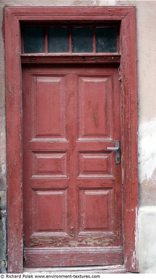 Single Old Wooden Doors