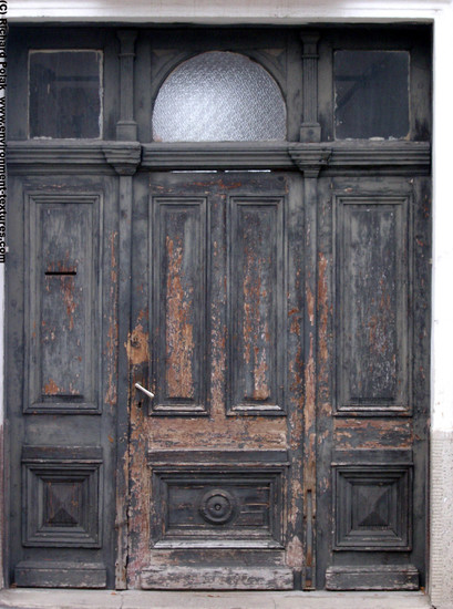 Single Old Wooden Doors