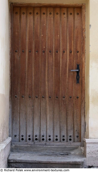 Single Old Wooden Doors