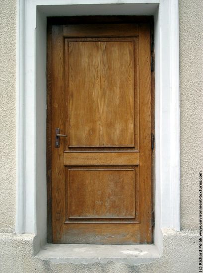 Single Old Wooden Doors