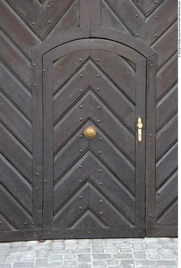 Single Old Wooden Doors