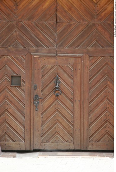 Single Old Wooden Doors