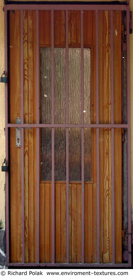 Single Old Wooden Doors