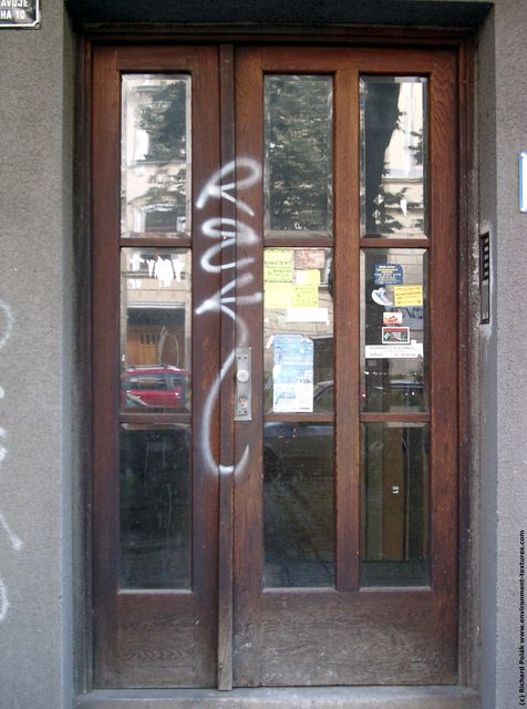 Single Old Wooden Doors