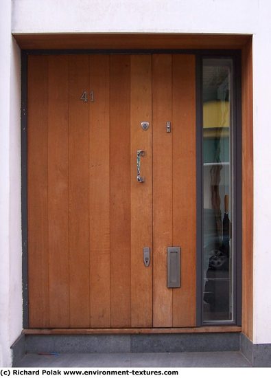 Single Old Wooden Doors