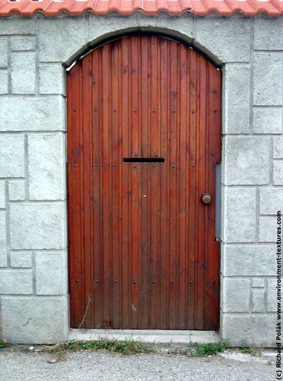 Single Old Wooden Doors