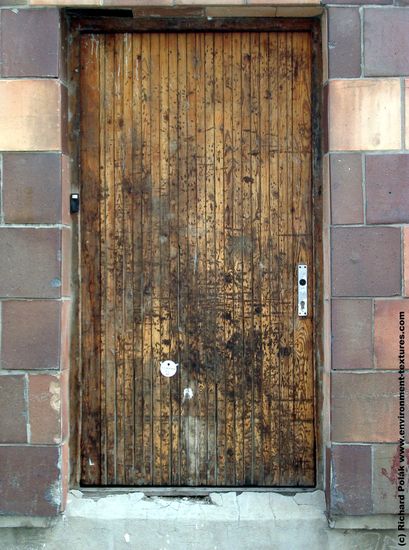 Single Old Wooden Doors