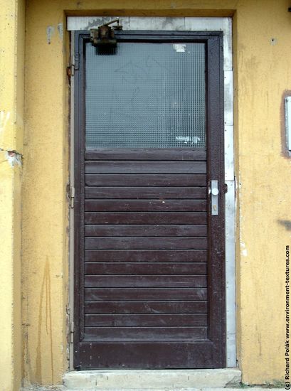 Single Old Wooden Doors