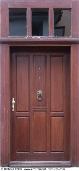 Single New Wooden Doors