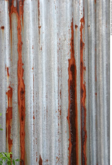 Rusted Corrugated Plates Metal