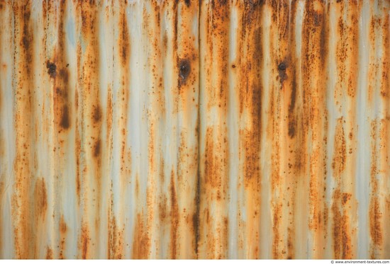 Rusted Corrugated Plates Metal