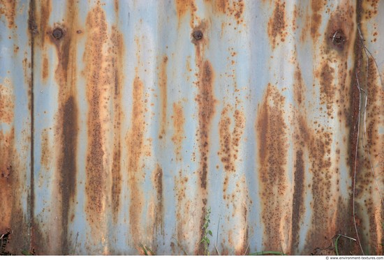 Rusted Corrugated Plates Metal