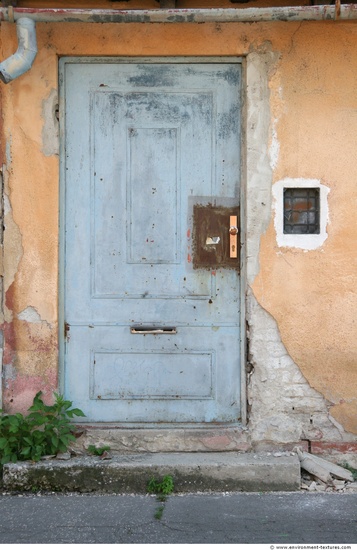 Single Old Wooden Doors