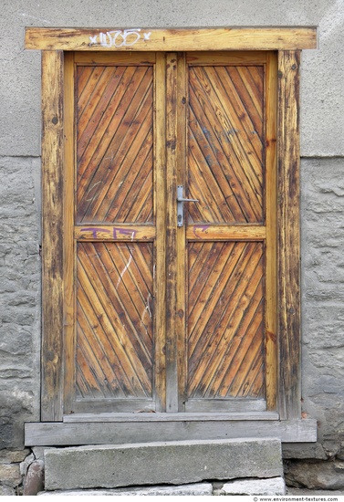 Double Wooden Doors