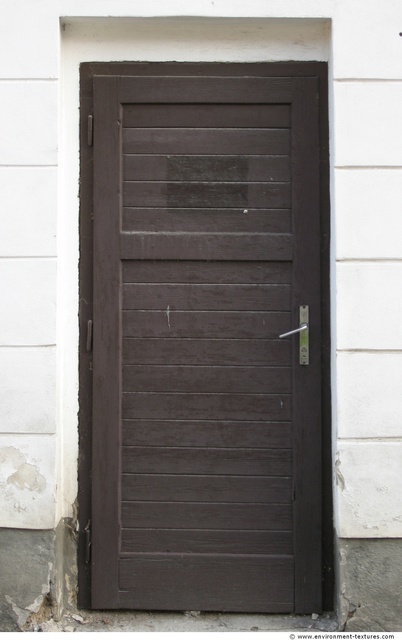 Single Old Wooden Doors