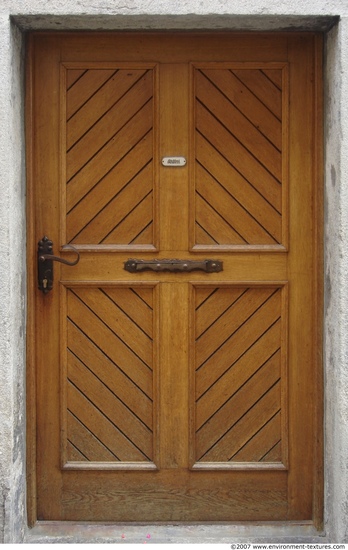 Single Old Wooden Doors