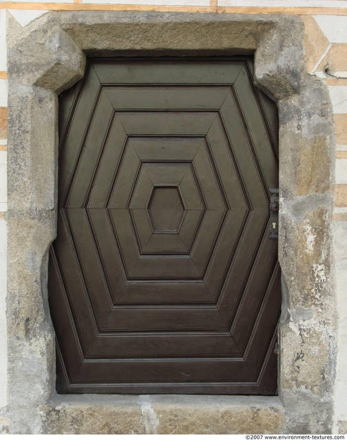 Single Old Wooden Doors