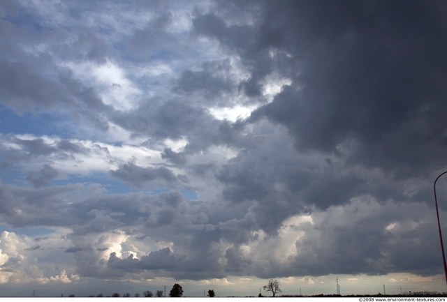 Blue Clouded Skies