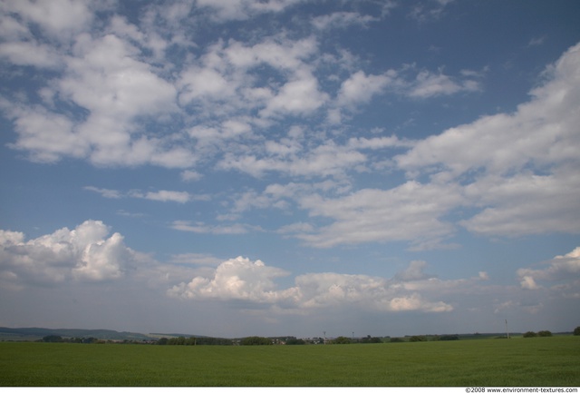 Blue Clouded Skies