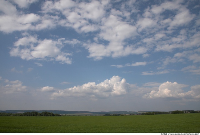 Blue Clouded Skies