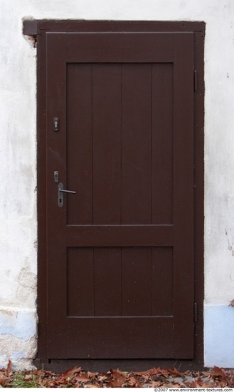 Single Old Wooden Doors