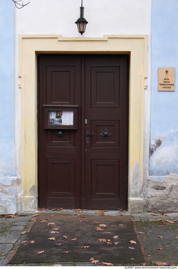 Double Wooden Doors