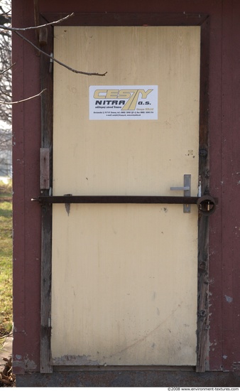 Single Old Wooden Doors