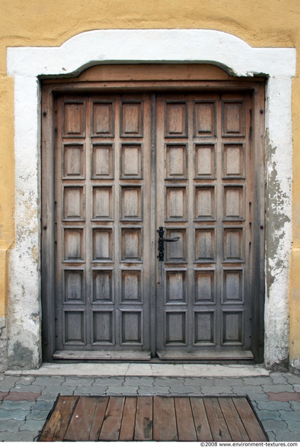 Double Wooden Doors