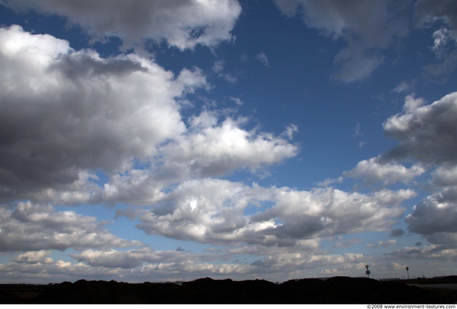 Blue Clouded Skies