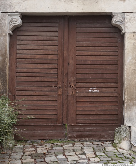 Double Wooden Doors