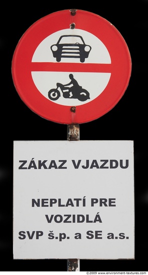 Prohibition Traffic Signs