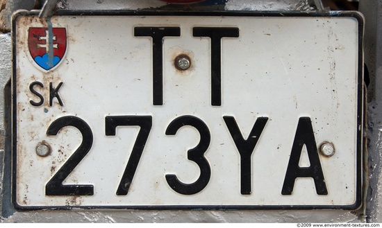 Letter and Numbers Sign