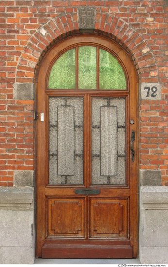 Single Old Wooden Doors