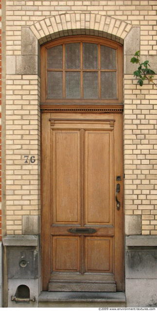 Single Old Wooden Doors