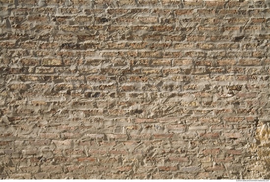 Wall Bricks Plastered