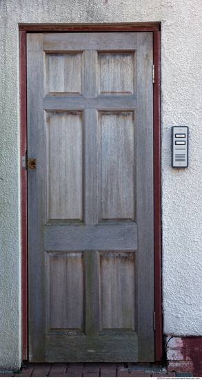 Single Old Wooden Doors