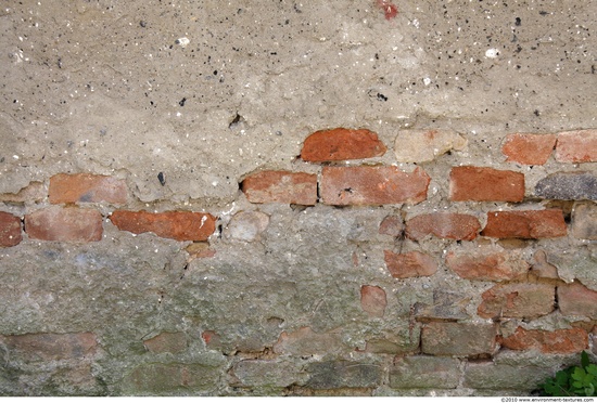 Wall Bricks Plastered