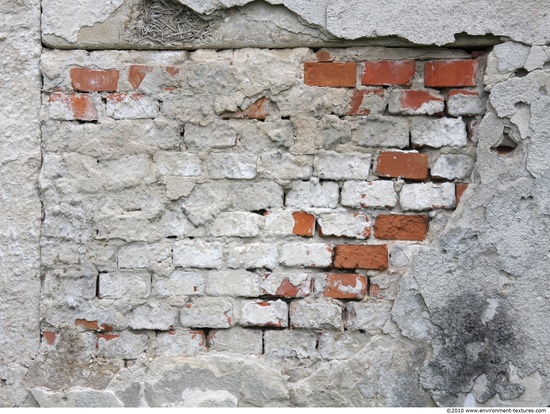 Wall Bricks Plastered